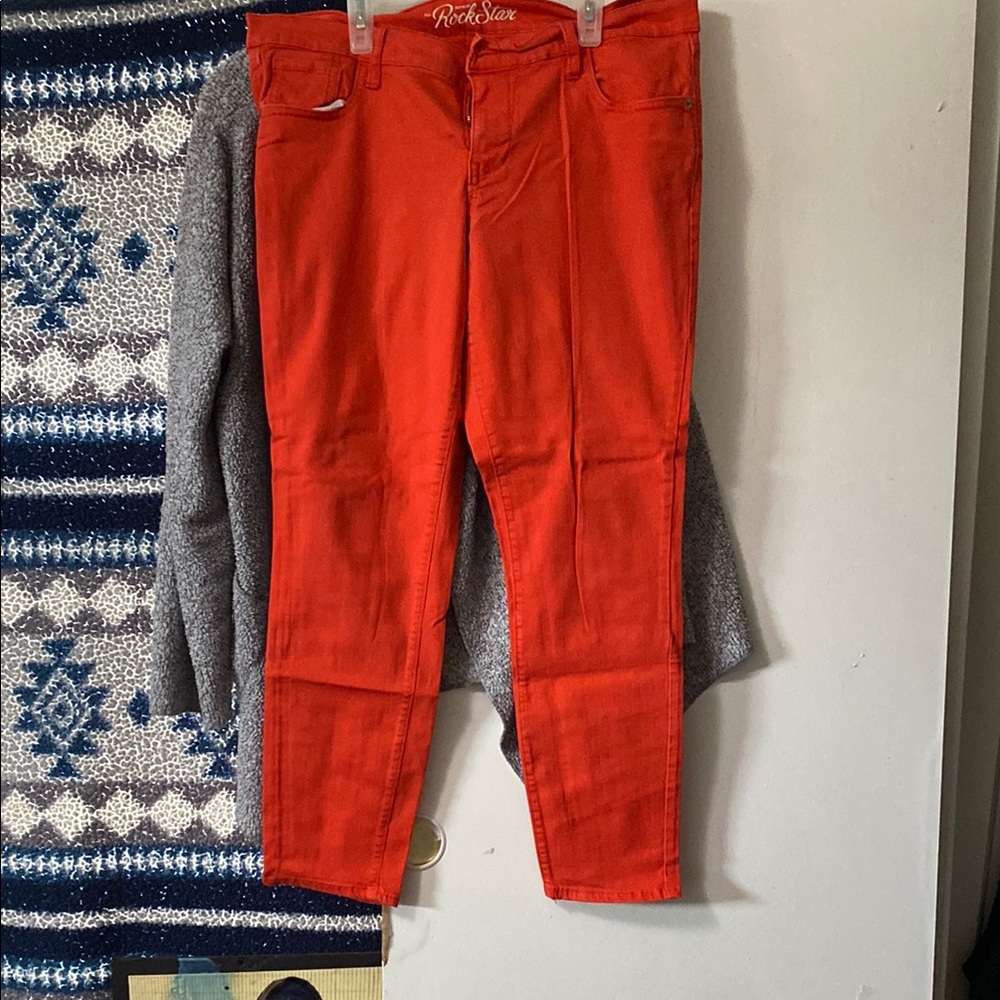 Rockstar Red Jeans